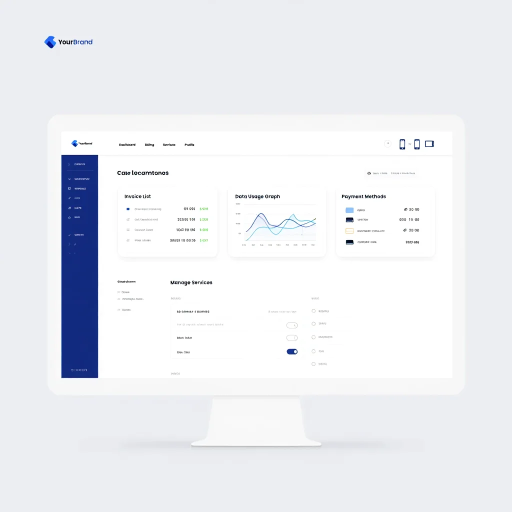White-label customer billing portal